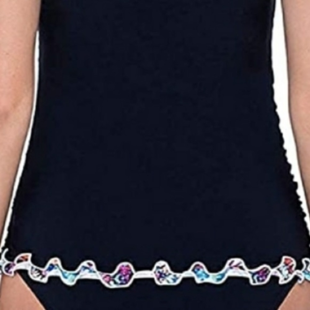 PROFILE by Gottex Fantasia Ruffle Skirt Swimsuit - Picture 5 of 10